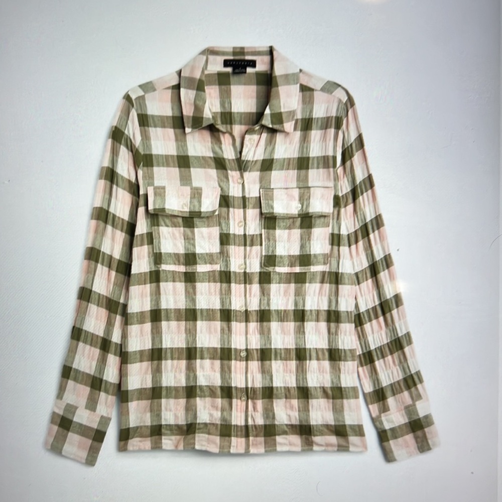 Sanctuary Holi Flannel Relaxed Button Down Top